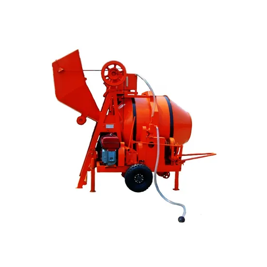 Affordable Diesel Concrete Mixer with Wire Hoist and Efficient Production Line