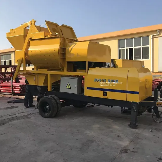 High Quality Mandatory Concrete Mixing Pump Automatic Operation Truck Engineering