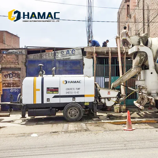 Dhbt60 Pump Concrete Truck Concrete Pump Stationary Concrete Pump Machines