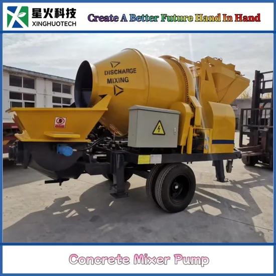 Compact Electric Concrete Pump and Mixer Pump