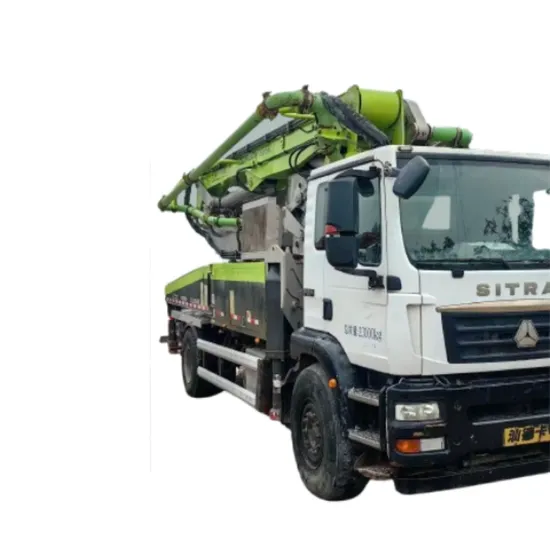 Zoomlion 38m Used Concrete Pump Trucks Construction Machinery Mobile Concrete Pump