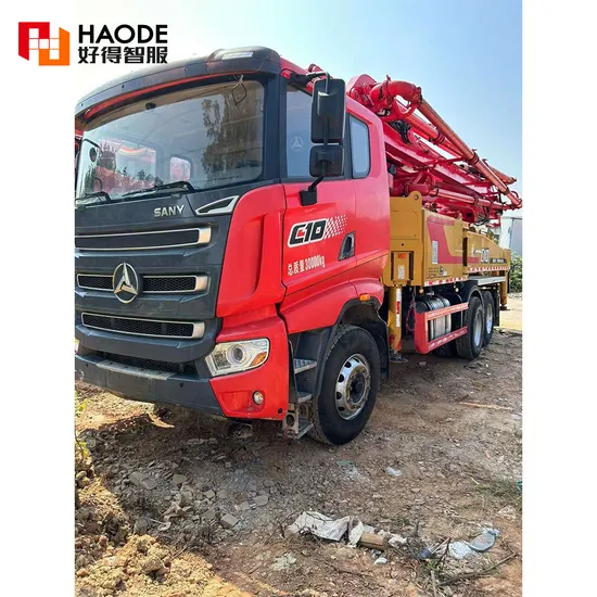 Second Hand Concrete Machinery Concrete Pump 2021 43m Construction Equipment Used Concrete Pump Truck