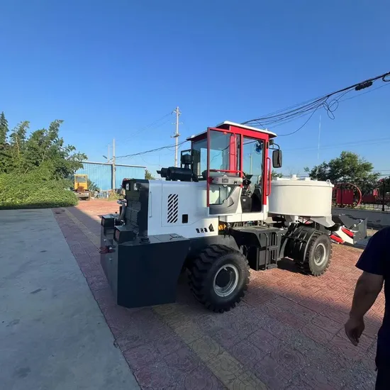 Small Mini Flat Mouth Self-Loading Concrete Mixer Truck