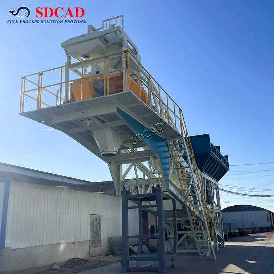 Mobile Mini Concrete Batching Plant Aggregate Weighing Conveyor with Accessory