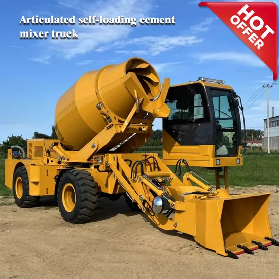 Mobile Self Loading Concrete Mixer Machine Articulated 4m3 Portable Diesel Mini Small Cement Truck Mixer for Sale