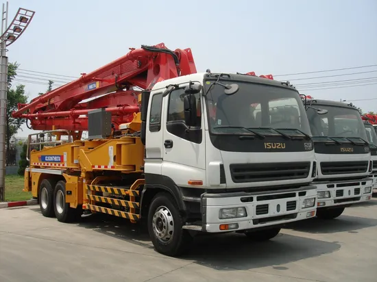 Concrete Pumping 37m Truck Mounted Concrete Pump Hb37 Sale in Armenia