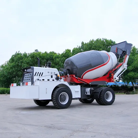 High Rich 7500L Self Loading Concrete Mixer 5.0cbm Mixing Capacity