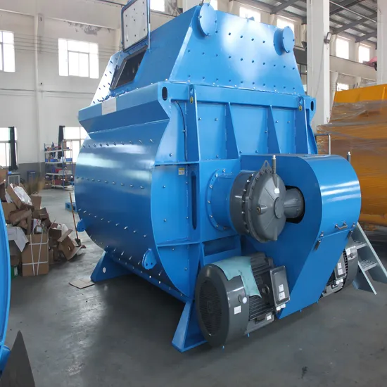 High Efficiency Twin-Shaft Concrete Mixer for Industrial Use