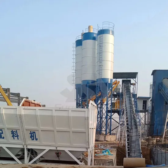 90m3/H Concrete Batching Plant with Cheap Price