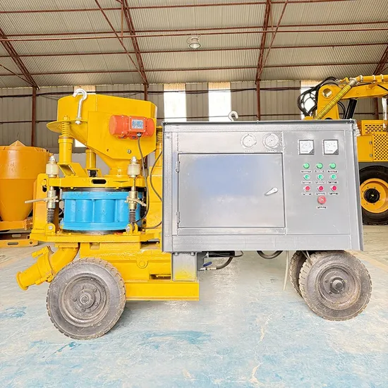 Electric Wet Concrete Shotcrete Spray Machine for Steel Fiber