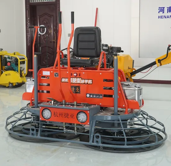 Field Driving Type Grinding and Smoothing Machine Gasoline Powered Concrete Ride on Power Trowel