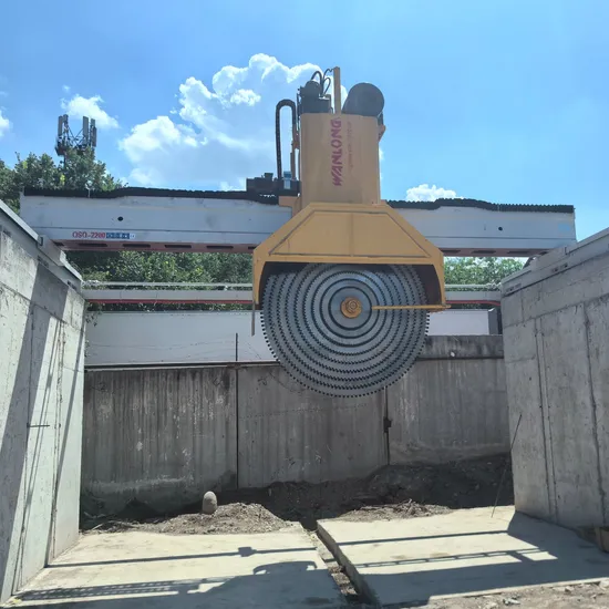 Bridge Multiblade Block Cutter Granite Marble Stone Cutting Machinery