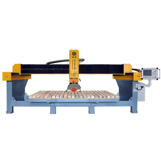 CNC Kitchen Stone Granite Cutter and Polisher Bridge Saw Combination Cutting Machine