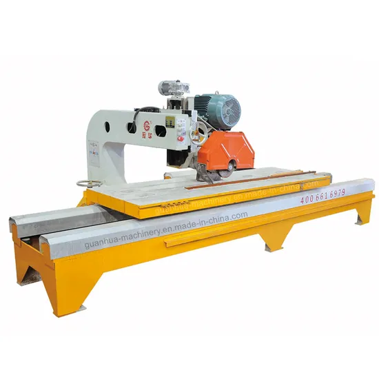 Stone Machinery Manual Granite Marble Tile Slab Edge Cutting Machine 45 Degree Tilting Cutting Glass Cutter