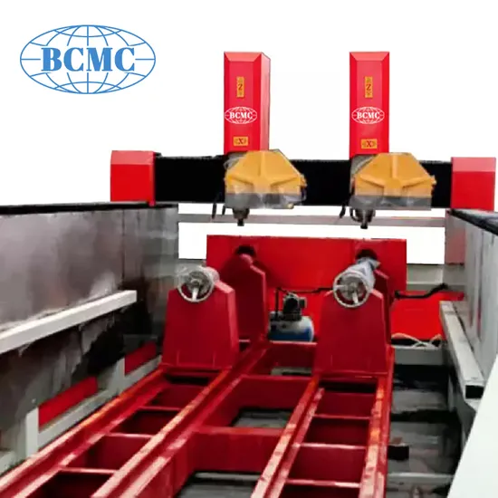 Bcmc Automatic 3D CNC Router Series Stone Carving Machine Engraving Stone Pillar Machinery Price Stone Curving Machine