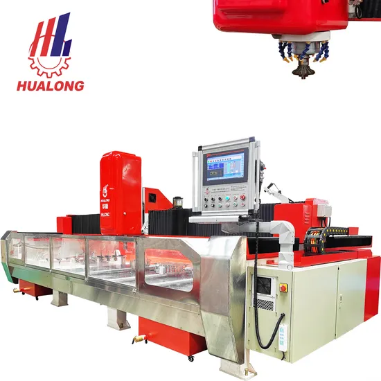 Hlcnc-3319 CNC Stone Processing Center Automatic Quartz Stone Processing Equipment for Carving Stone Counter Top or Kitchen in China Siemens