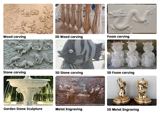 Marble Engraving Machinery CNC Stone Carving Tools 3D Relief Stone Engraving Machine CNC Router 8X6 Carving Gemstone Cutting Machine