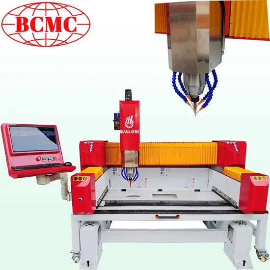 2025 Bcmc Hualong Machinery CNC Granite Marble Slab Countertop Sink Hole Cut out Router Cutout Cutting Machine