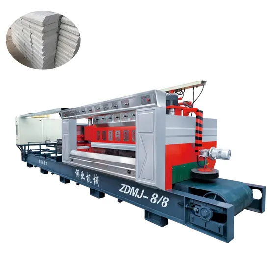 Customized Processing Working Size Kerbstone Line Polishing Machine for Granite Marble Cement