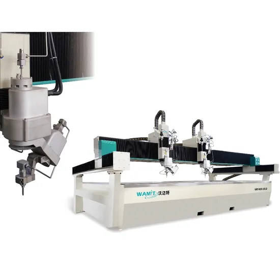 5 Axis Waterjet Cutter Granite Marble Quartz Stone Tile Cutting Machine with Water