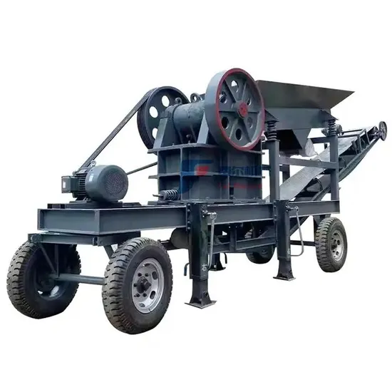 500*750 Mobile Stone Crushing Machine Primary Jaw Crusher Machine