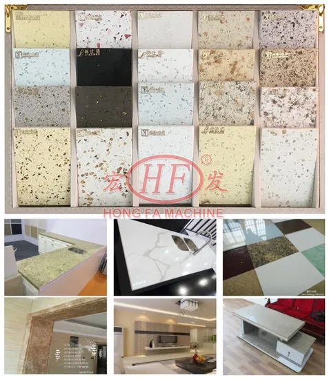 Semi Automatic Artificial Quartz Stone Slab Making Plant Artificial Quartz Stone Making Machine Quartz Sand Slab Production Line