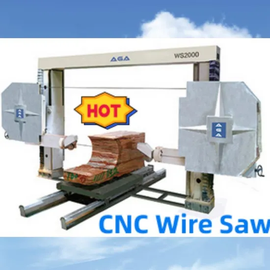 Affordable Automatic CNC Rock Stone Tile Cutting Squaring Diamond Wire Machine