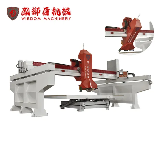 Wisdom Machinery Wsd625m PLC Control Automatic Stone Cutting Machine Bridge Saw for Granite Stone