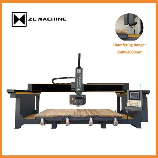 Automatic 5 Axis Bridge Saw Machine with Rotating Table