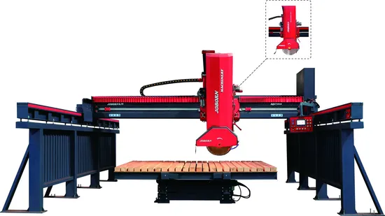 Joborn Machinery 3 Axis 45 Degree Chamfering Cutting Granite Use 100% Production Capacity High Precision Bridge Saw Stone Cutting Machine in USA