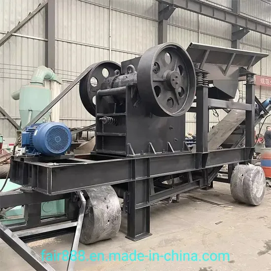 Reliable and Cheap Wheel Mounted Mobile Stone Marble Jaw Crusher for Sale