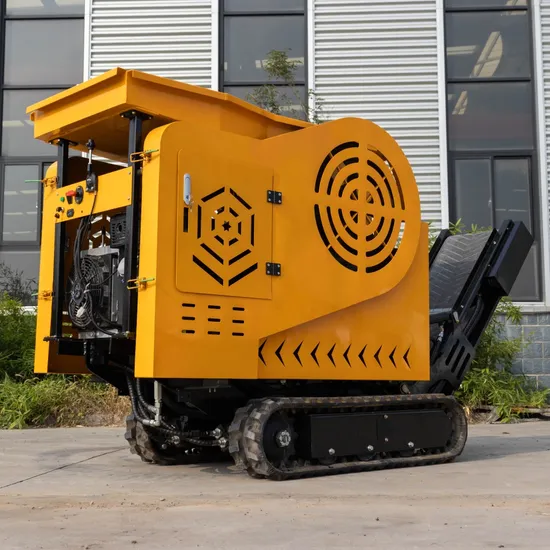 Competitive Price Diesel Htjc430 Mobile Rock Stone Jaw Crusher Price with Diesel Engine