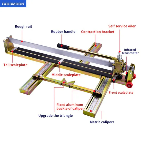 Goldmoon Ceramics Color Box or Blow Mould Case Tile Tools Cutter