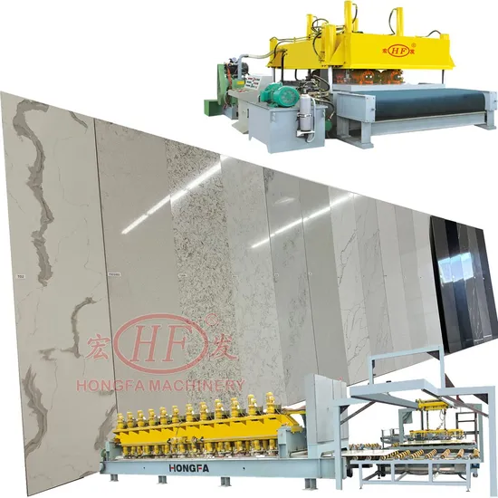 Quartz Slab Vibrating Moulding Press Machine Complete Quartz Slab Tile Plate Plant