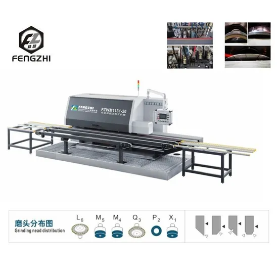 Auto Stone Beveling Edge Cutting and Processing Machine for Marble