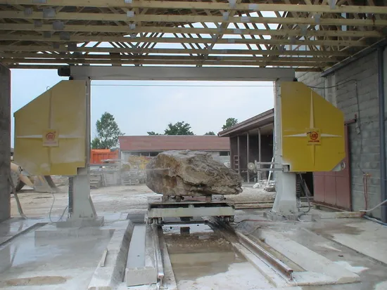 Wet Saw Cut Block Splitting Dressing Stone Machine