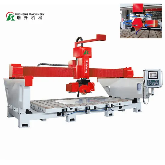 Five Axis Machining Center for Granite Marble Cutting Stone CNC Router