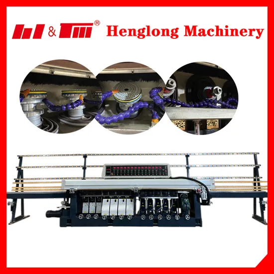 Marble 1year Henglong Standard 7500× 1000× 2000 mm 12head Edge Profiling Machine