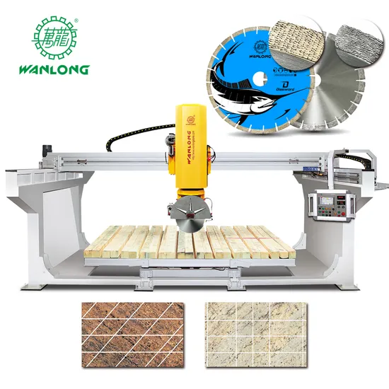 4 Axis Edge Cutting Machine Marble Stone Cutting