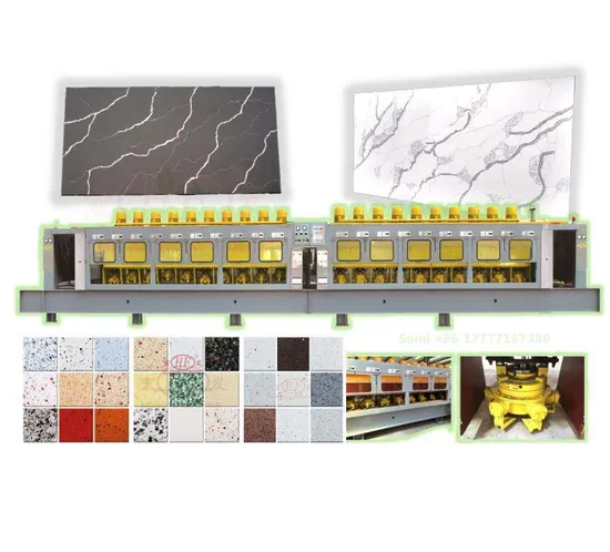 Artificial Quartz Stone Slab Production Line&Marble Quartz Plate Press Machine Nano Glass Slab Processing Machinery