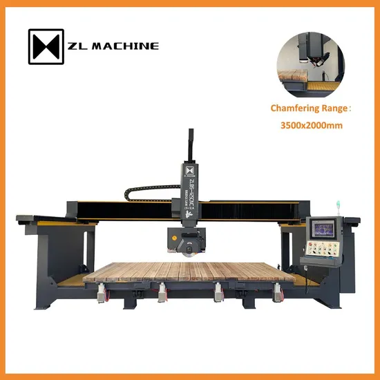 Multipurpose Wisdom 5 Axis CNC Bridge Saw Machine