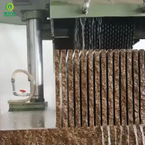 Dialead Factory Prices Two Blade Block Cutting Machine Bridge Double Directions Stone Block Cutting Machine