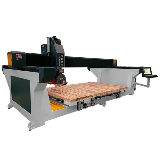 Automatic 45 Degree Head Tilting CNC Bridge Saw Stone Cutting Processing Milling Machinery