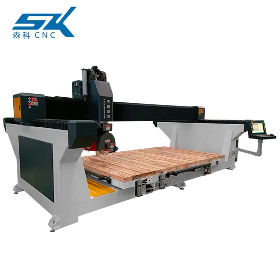 5 Axis Granite Marble Bridge Saw CNC Stone Cutting Marble Engraving Machine