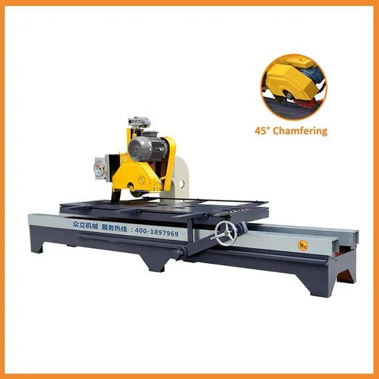 Manual Cutter Precision Stone Cutting Machine for Granite Marble Slabs