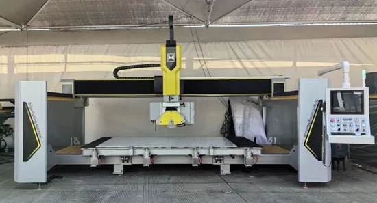 5 Axis CNC Bridge Saw Support Dxf File Format