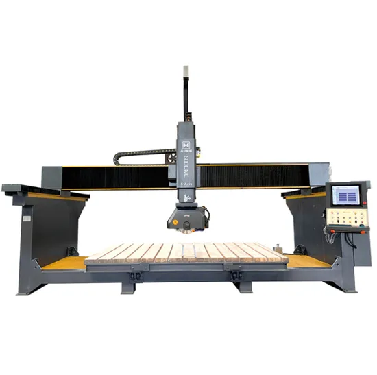 Zlbs-600CNC 5-Axis Bridge Saw for Stone Granite Marble Cutting Carving 2D/2.5/3D
