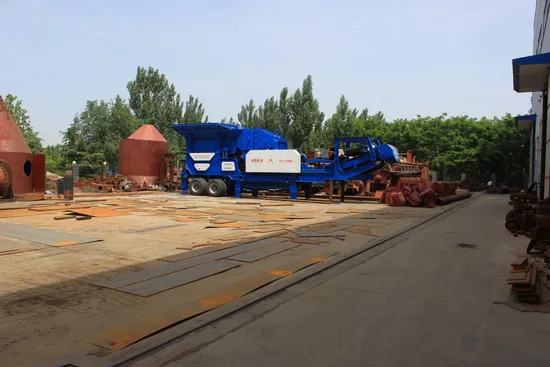 Primary Stone Barite Gypsum Rock Mobile Crusher Plant