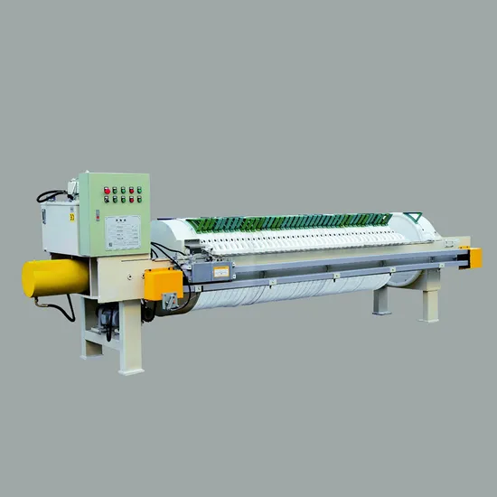 Stone Processing and Sewage Treatment Plant High Pressure Water Circular Filter Press Machine