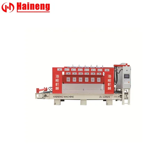 Stone Bush Hammering Machine Litchi Polishing Stone Machine Grinding and Polishing Adopts Pneumatic Control